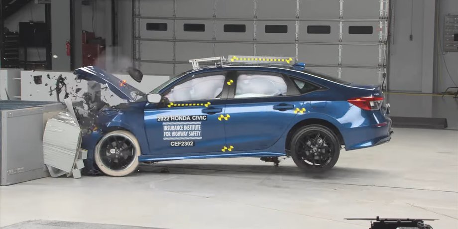Honda, Honda Civic, Краш-тест, Безпека, Експерти, Захист пасажирів, США, Відео, Авто, Автомобілі, Компактні авто