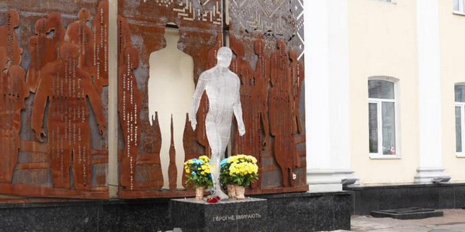 Житомир, вандализм, небесная сотня, памятник, Владимир Федоренко, полиция