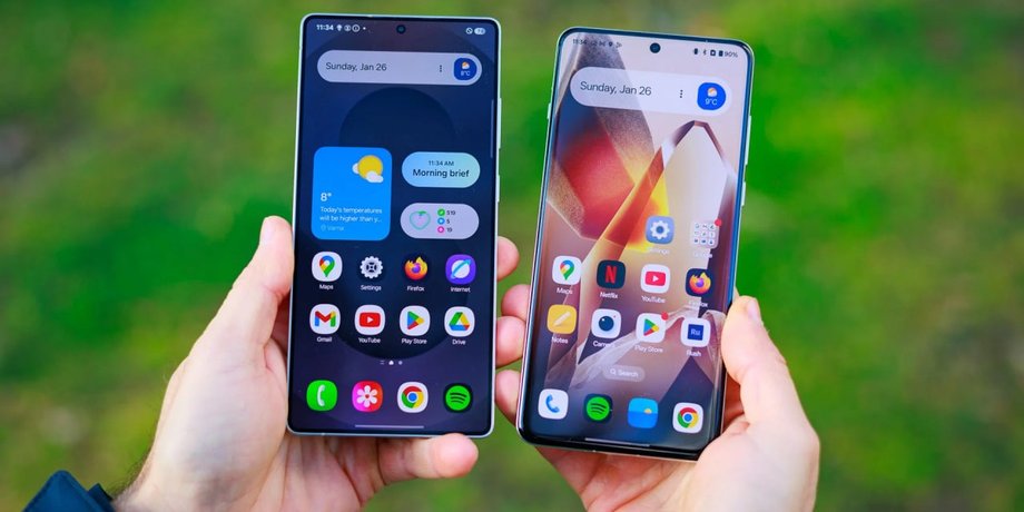 Galaxy S25 Ultra и OnePlus 13 Galaxy S25 Ultra OnePlus 13 смартфон samsung