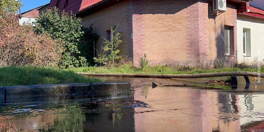 подсолнечное масло николаев, атака дронами, резервуары с маслом, масло на улицах николаева