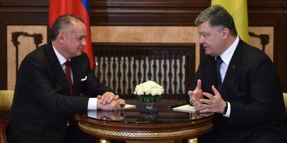 Петр Порошенко и Андрей Киска / Фото пресс-службы президента