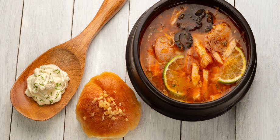 Солянка в грузинском стиле, солянка, солянка рецепт, вкусная солянка