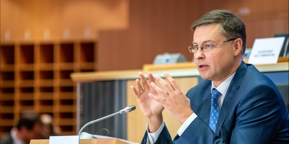 Валдис Домбровскис, Еврокомиссия