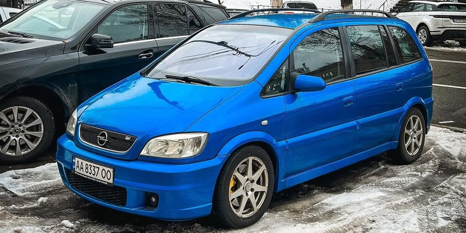 Opel Zafira OPC, Opel Zafira, Opel Zafira 2002, мінівен Opel