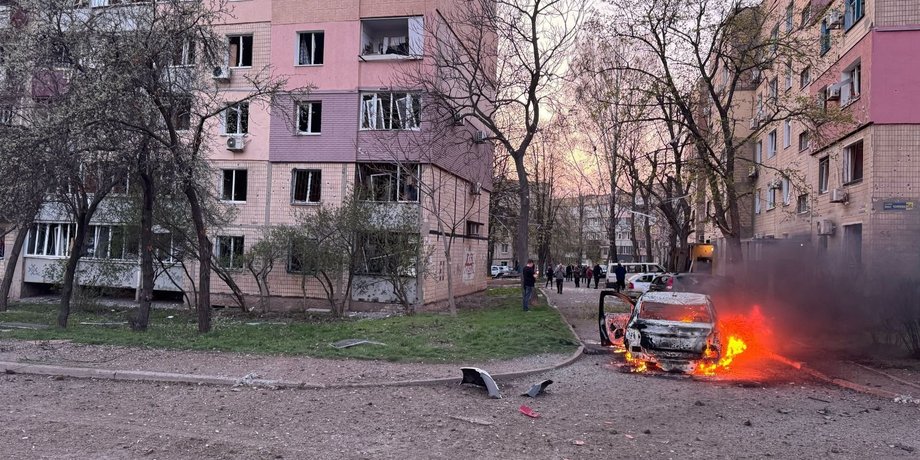 удар по кривому рогу, россияне обстреляли Кривой Рог 4 апреля, обстрел кривого рога, российско-украинская война
