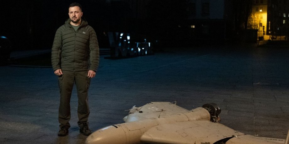 Володимир Зеленський, дрон