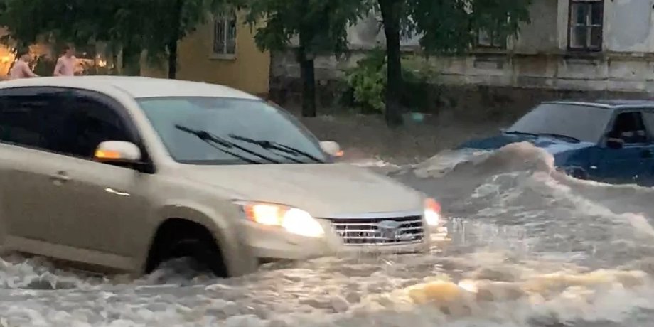 Бердянск, ливни, потоп,