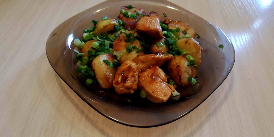 жареный картофель, картофель по-японски, кулинария