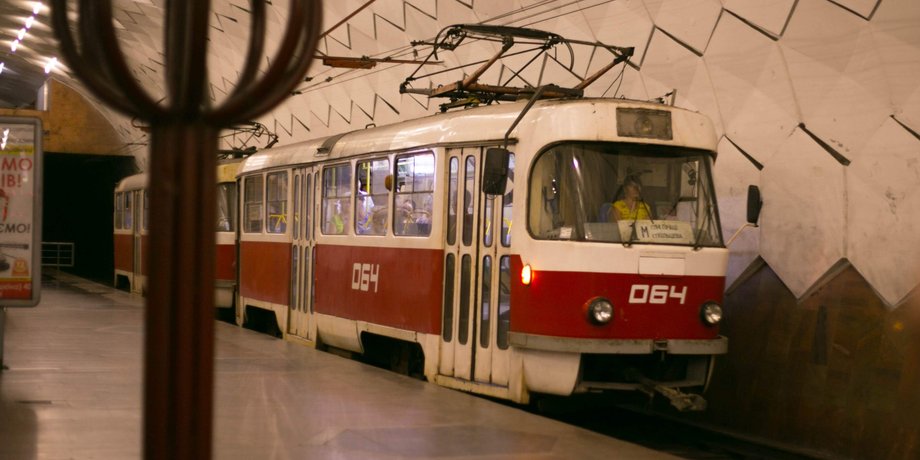 Криворожское метро, криворожский метротрам, скоростной трамвай, трамвай в метро, криворожские метрополитен