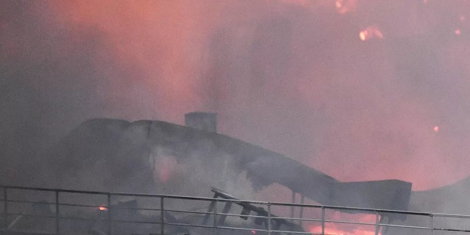пожар подмосковье тц