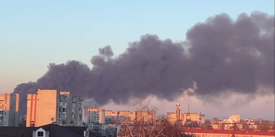 Львов обстрел ракетный удар оккупанты вторжение аэропорт Садовый авиаремонтный завод