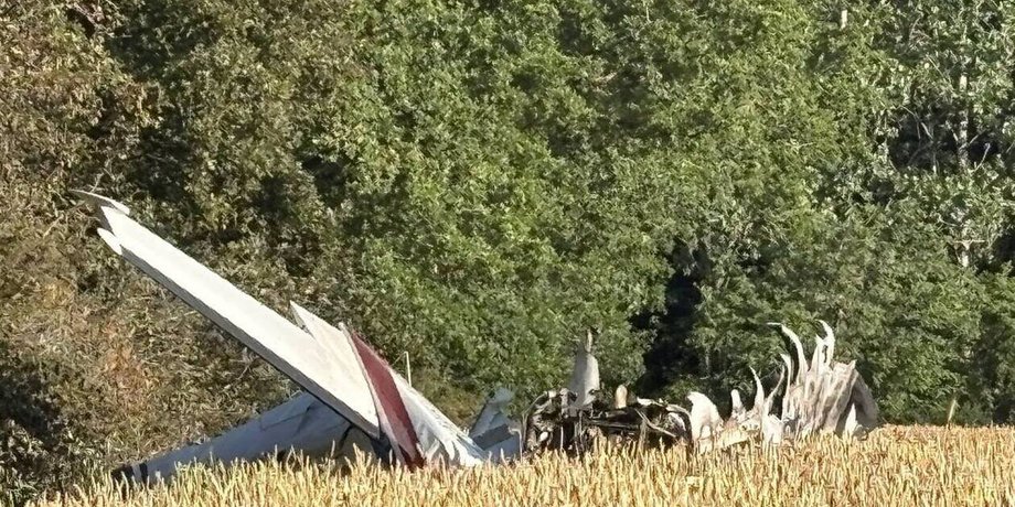 На борту літака перебували Клод Гійємо та ще одна людина