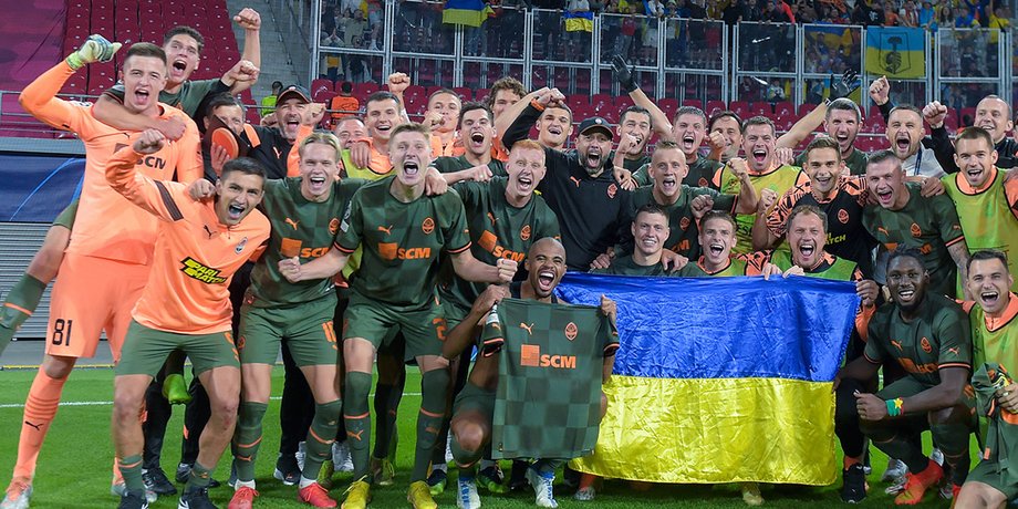 Команда "Шахтер", шахтер фото, "Шахтер" победа в Лейпциге.