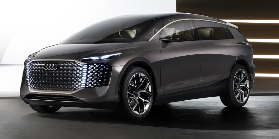Audi Urbansphere, новый Audi Urbansphere, Audi Urbansphere 2022, электромобиль Audi Urbansphere, минивэн Audi