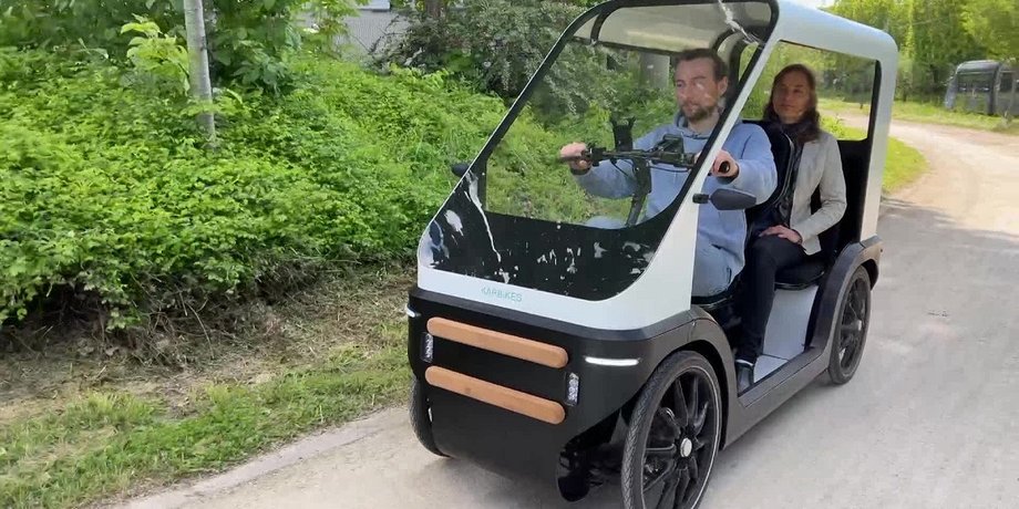 Karbikes, електричний велосипед, чотириколісний велосипед, електричний веломобіль