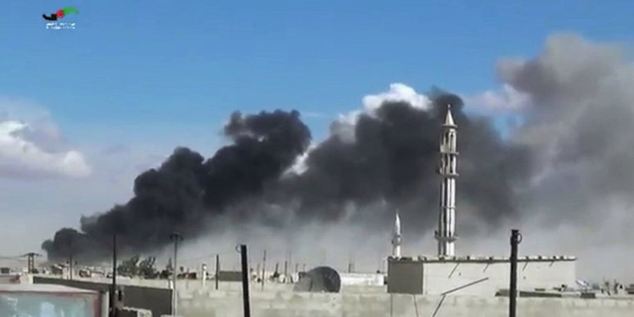 Хомс после авианалета / Фото: AP Photo/Homs Media Centre