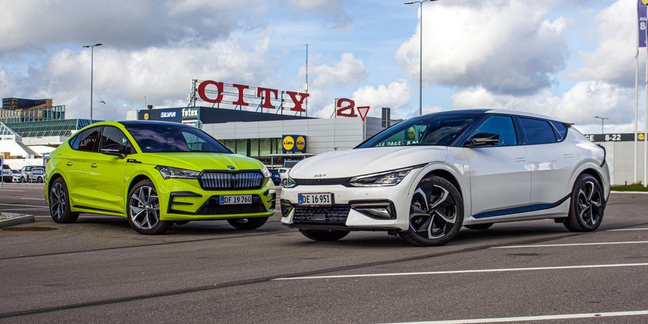 Kia EV6 Skoda Enyaq, лучшие электрокроссоверы, новые электрокроссоверы, новые электрокроссоверы