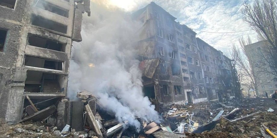 Селидове, Донецька область, обстріл, руйнування, війна в Україні, фото