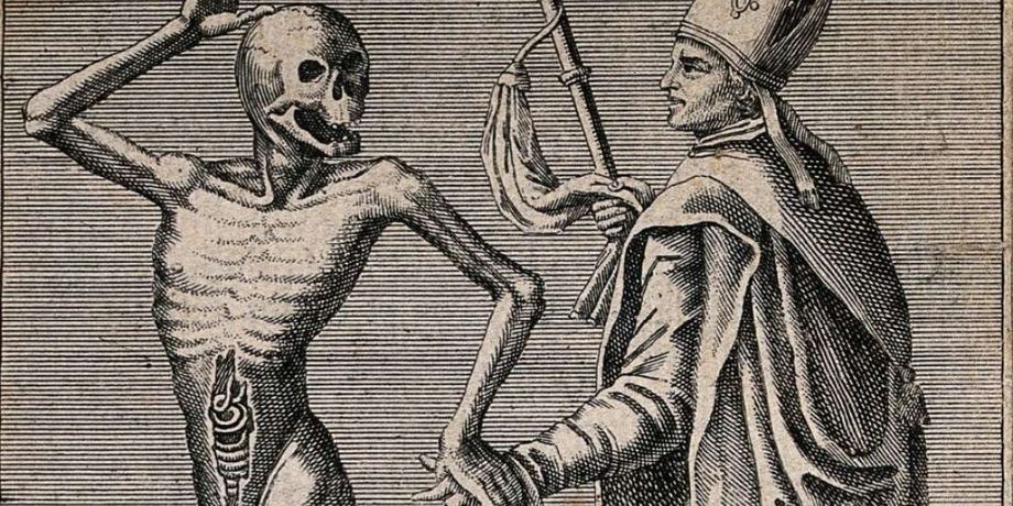 "Пляска смерти" , Жак-Антуан Човин. Wellcome Collection