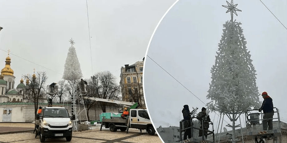 Главная елка, рождественская елка, новогодняя елка, елка в Киеве, елка на Софийской площади, елка на Софиевской площади, елка София, елка в центре Киева, киевская елка