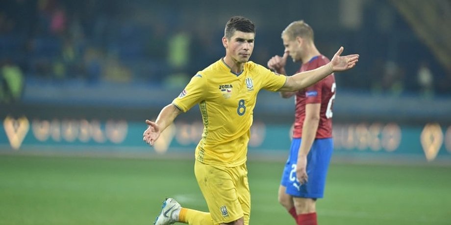 Руслан Малиновский, Сборная Украины, Украина Чехия