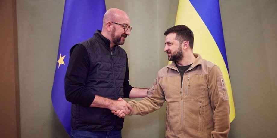 Владимир Зеленский, Шарль Мишель, президент Украины, глава Евросовета, Украина в ЕС