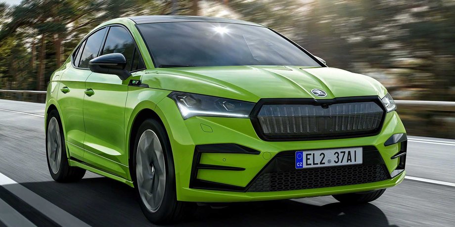 Skoda Enyaq Coupe iV RS, Skoda Enyaq Coupe iV, электромобиль Skoda Enyaq, новый Skoda Enyaq Coupe iV