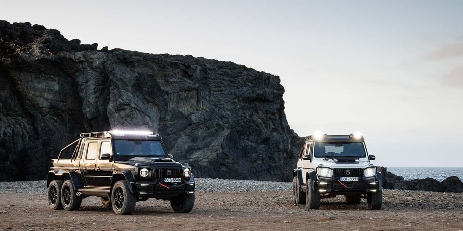 Шестиколесный гелендваген, Mercedes G-Class, Brabus XLP, тюнинг Гелендвагена