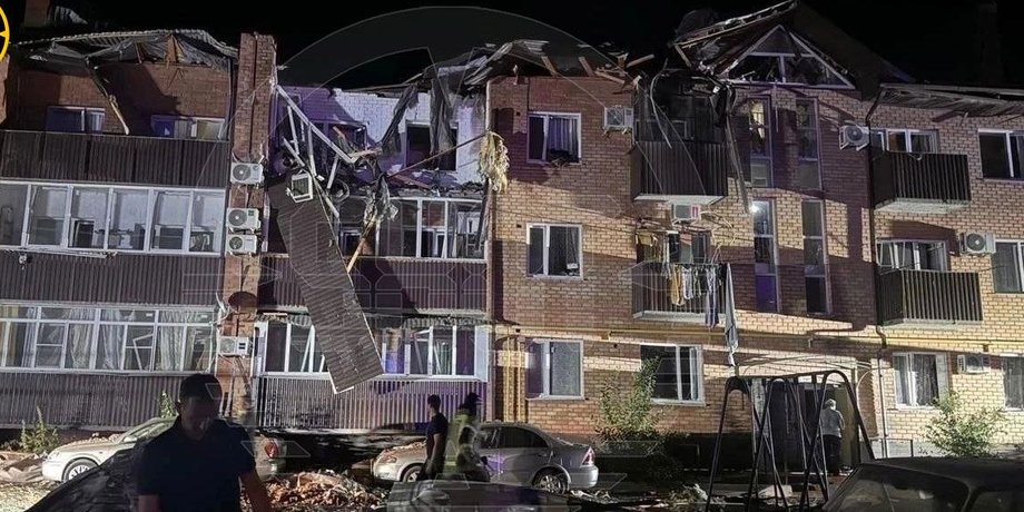 Атака дронов в Примосрько-Ахтарске