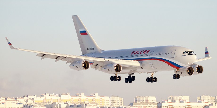 Урядовий літак РФ Іл-96