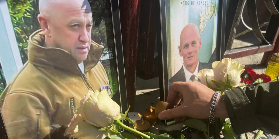 мемориал Пригожин, погиб Пригожин, умер Пригожин, Пригожин Уткин, Пригожин разбился