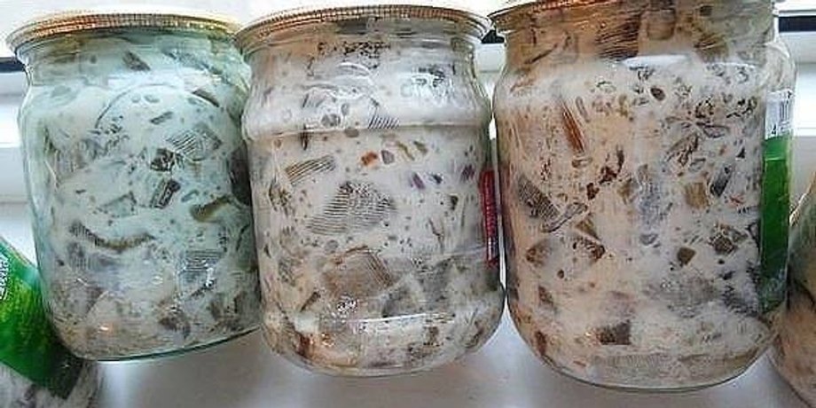 баклажаны в майонезе, консервация