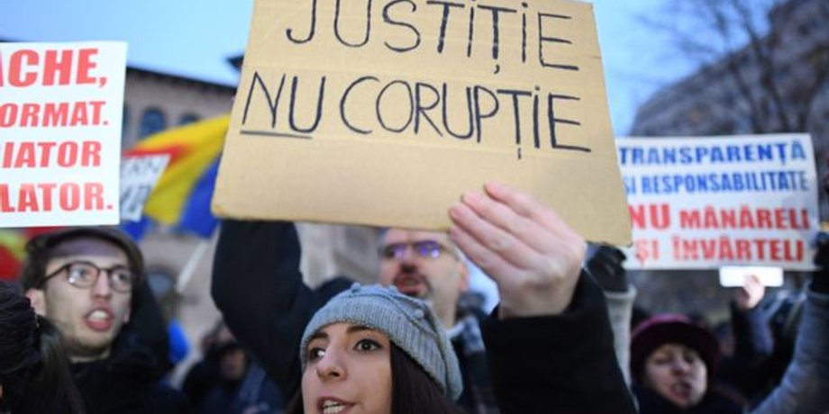 Протесты в Румынии / Фото: AFP