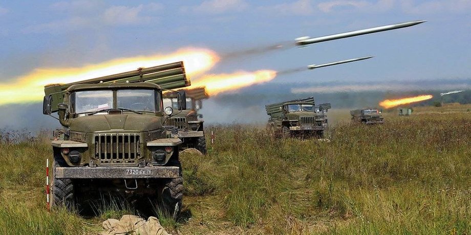 град, зрк, система, залповый огонь, вс рф, обстрел, обстрел украины, оккупанты