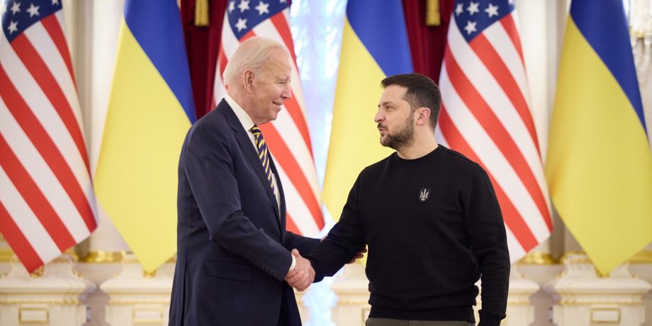 Джо Байден, Владимир Зеленский, киев, визит