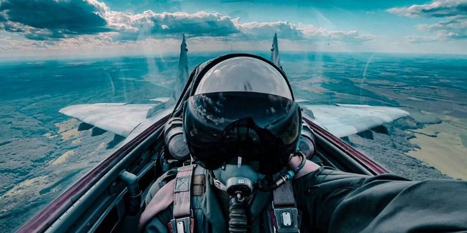 война в украине, пилот пс зсу, самолет, пилот-истребитель, ми-29, самолет, шахед