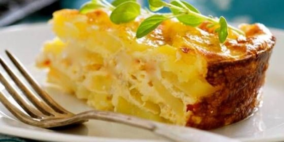 блюдо из картофеля, сырная корочка, рецепт