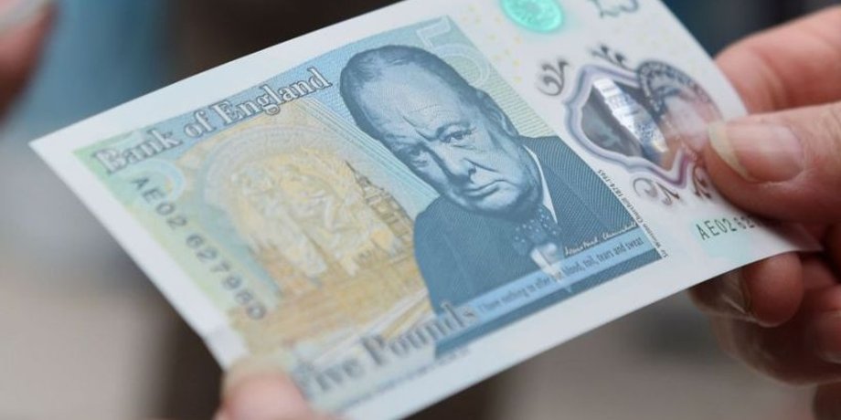 Новые £5 / Фото: ВВС