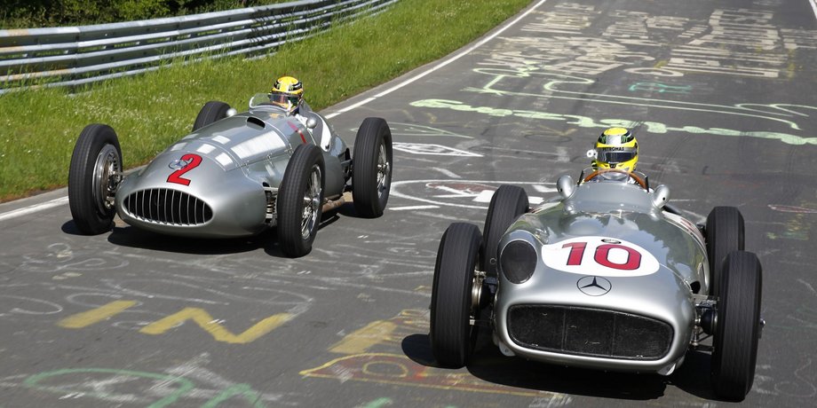 Mercedes Silver Arrows, серебряные стрелы, Mercedes W25, Mercedes W125, Mercedes W196
