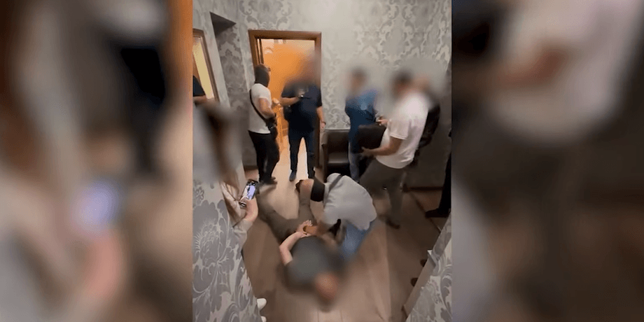 Задержание военного чиновника в Киеве, фото