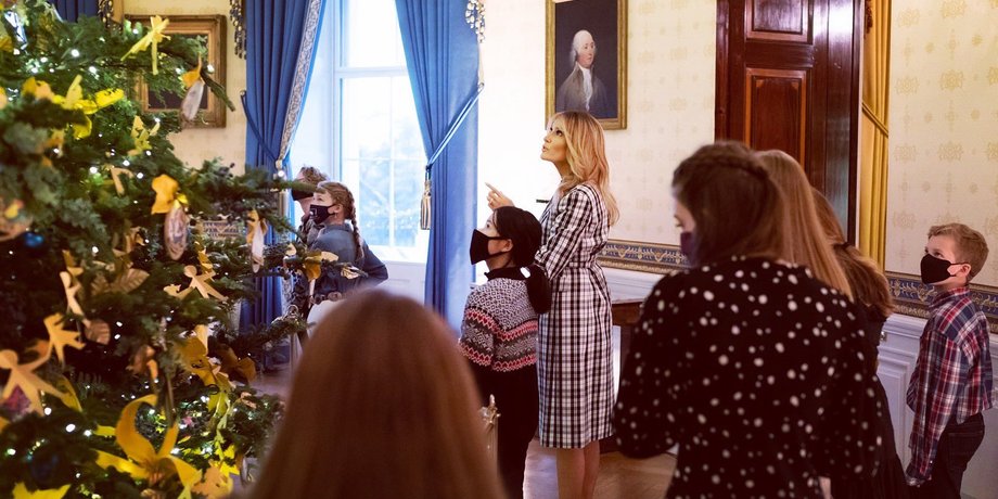 Мелания Трамп, рождество