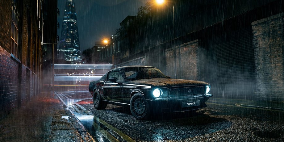 Електромобіль Ford Mustang, електромобіль Ford Mustang, Ford Mustang 1967, тюнінг Ford Mustang