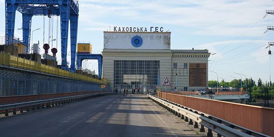 Міст через Каховську ГЕС