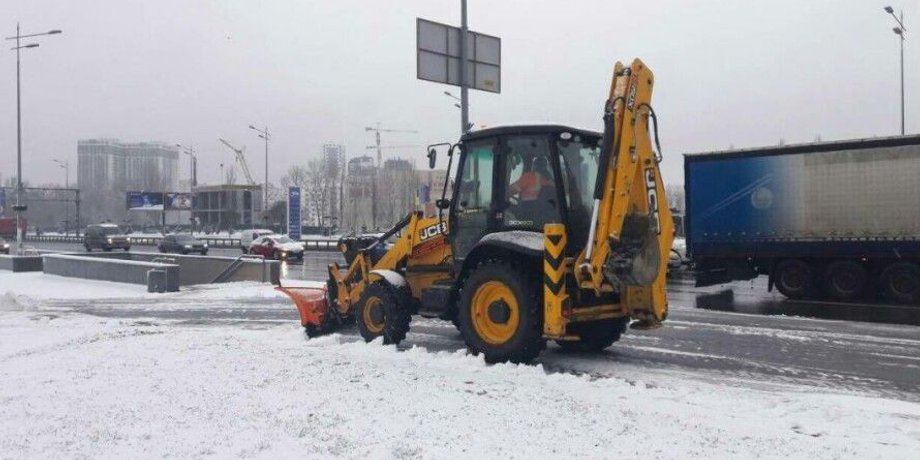 погода, киев, кгга, снег, въезд грузовиков, грузовики