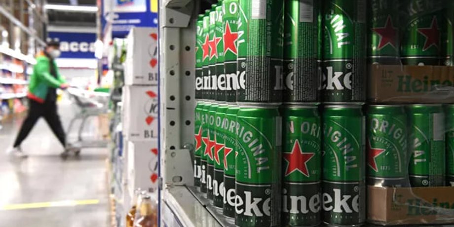Пиво, Heineken, магазин, компанія, бізнес, РФ, війна в Україні