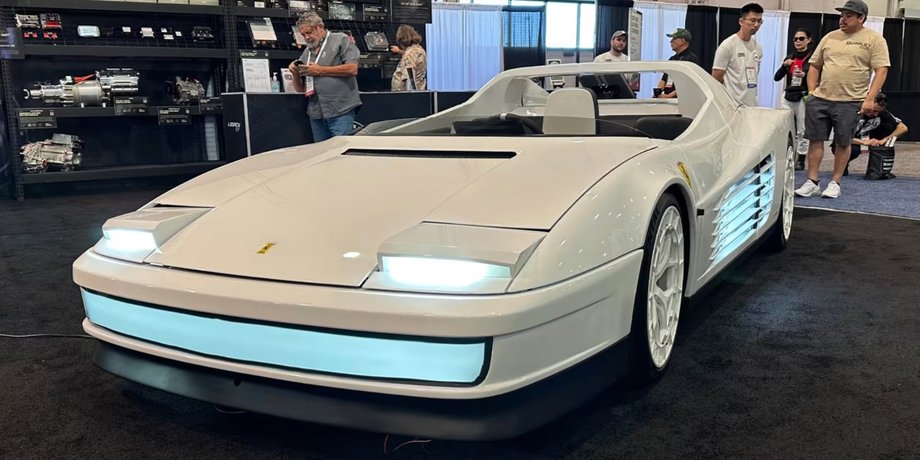 Ferrari, Ferrari Testarossa, Тюнінг, Електрокар, Електромобілі, Спорткар, Авто, Автомобілі, Фото