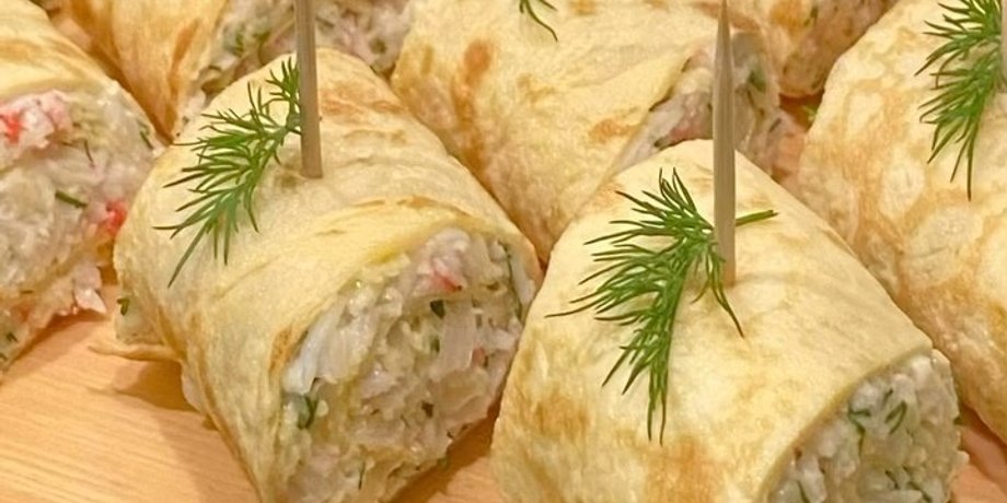 закуска, закуска з крабових паличок