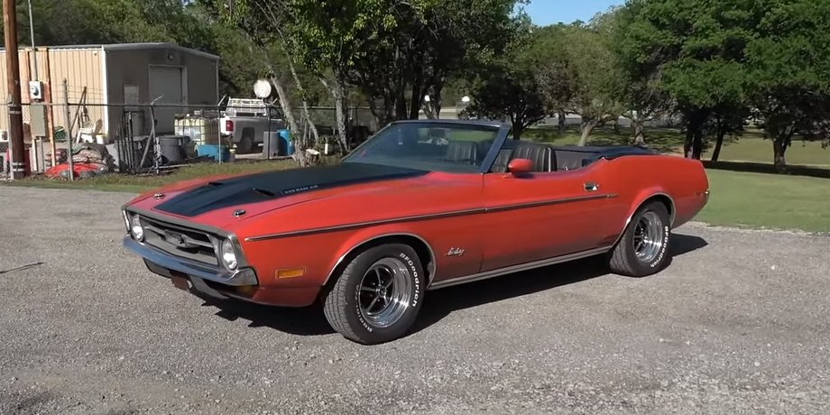Ford Mustang 1971, Ford Mustang, Ford Mustang Cobra Jet, кабриолет Ford Mustang