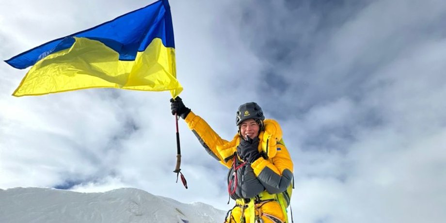 альпіністка, антоніна самойлова, еверест, вершина, гора, непал, війна з росією