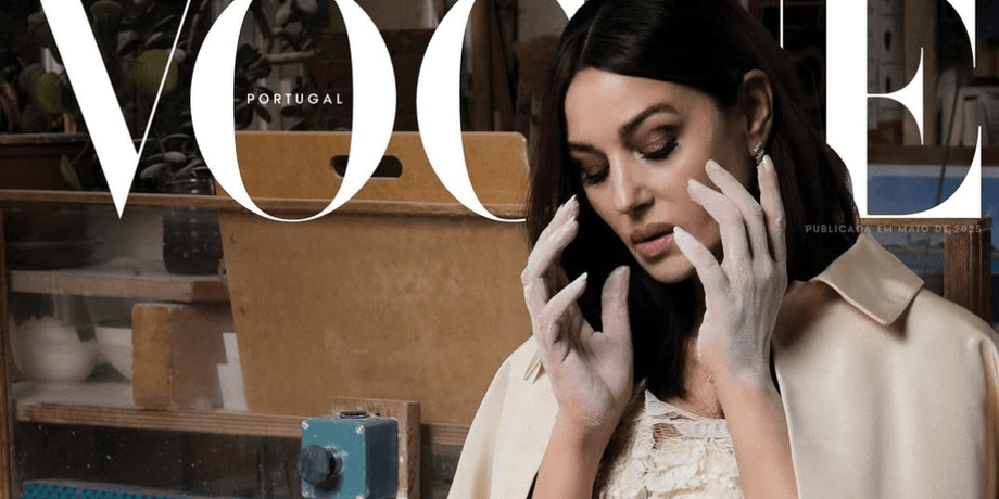 Моніка Беллуччі, Vogue португалія, обкладинка журналу, дева кассель, діор, картьє, тім бертон